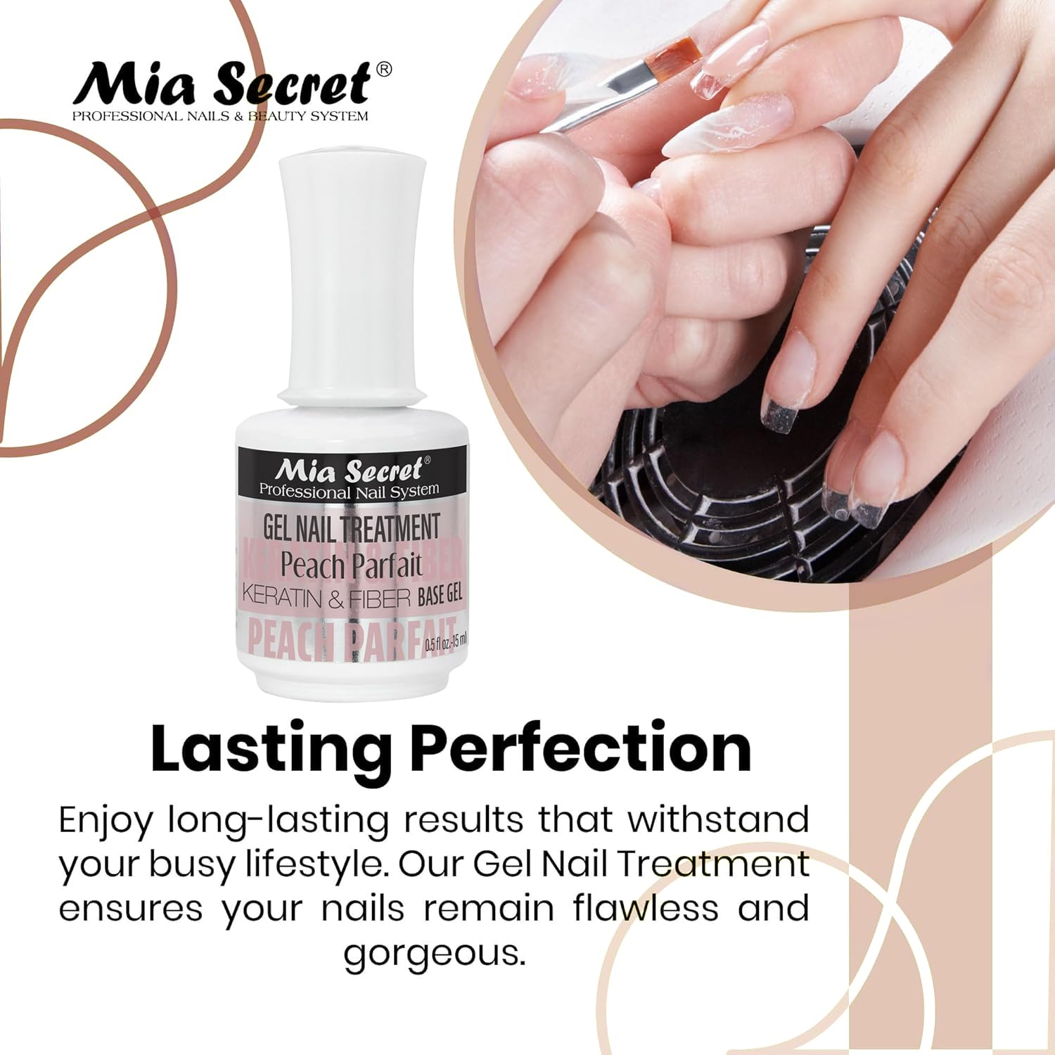 Amazon.com : Mia Secret Professional Peach Parfait Scented Gel
