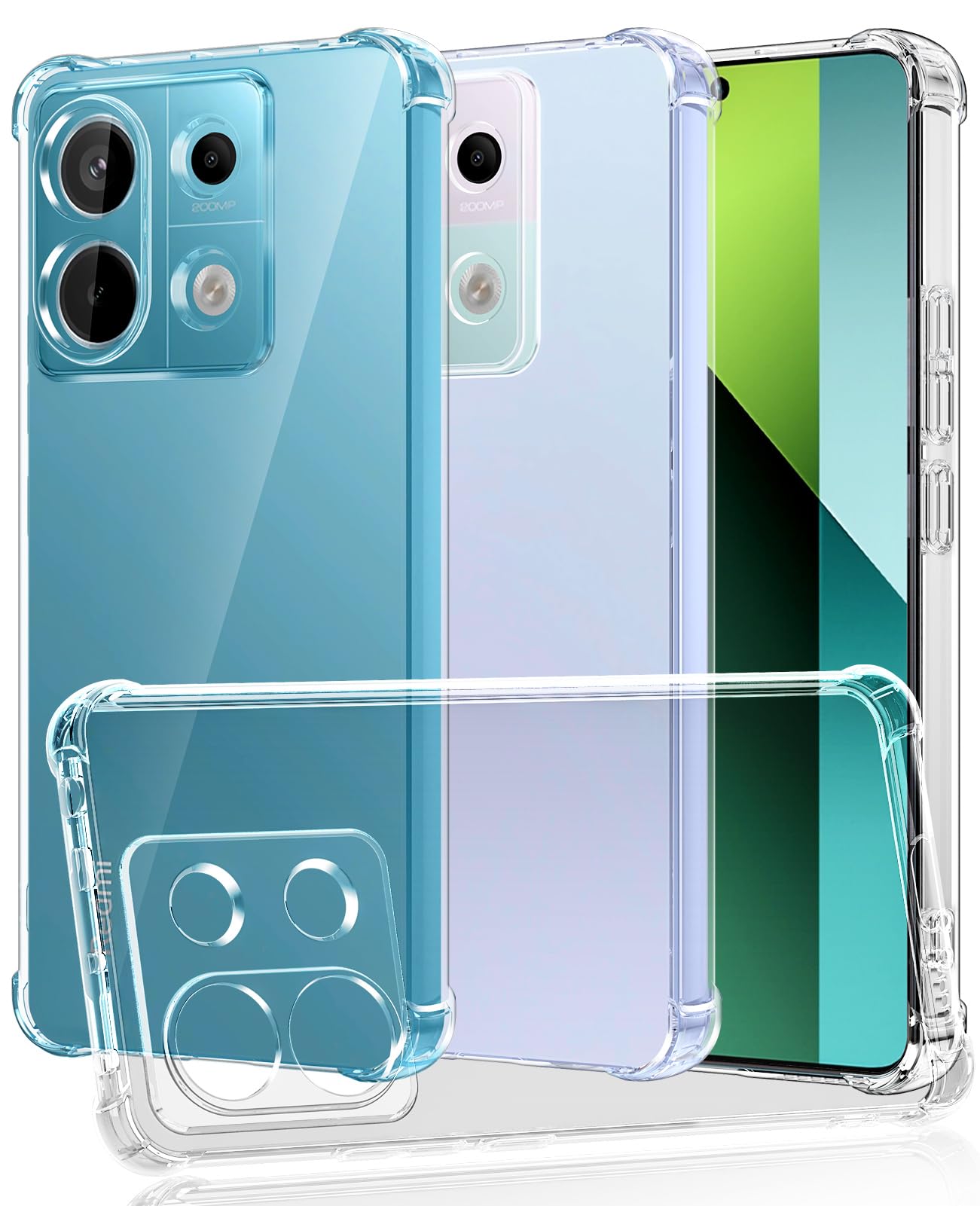 SineOrdo Cover Ultra Sottile Per Xiaomi POCO X6 Pro 5G – Custodia Trasparente TPU Antigiallimento - 6