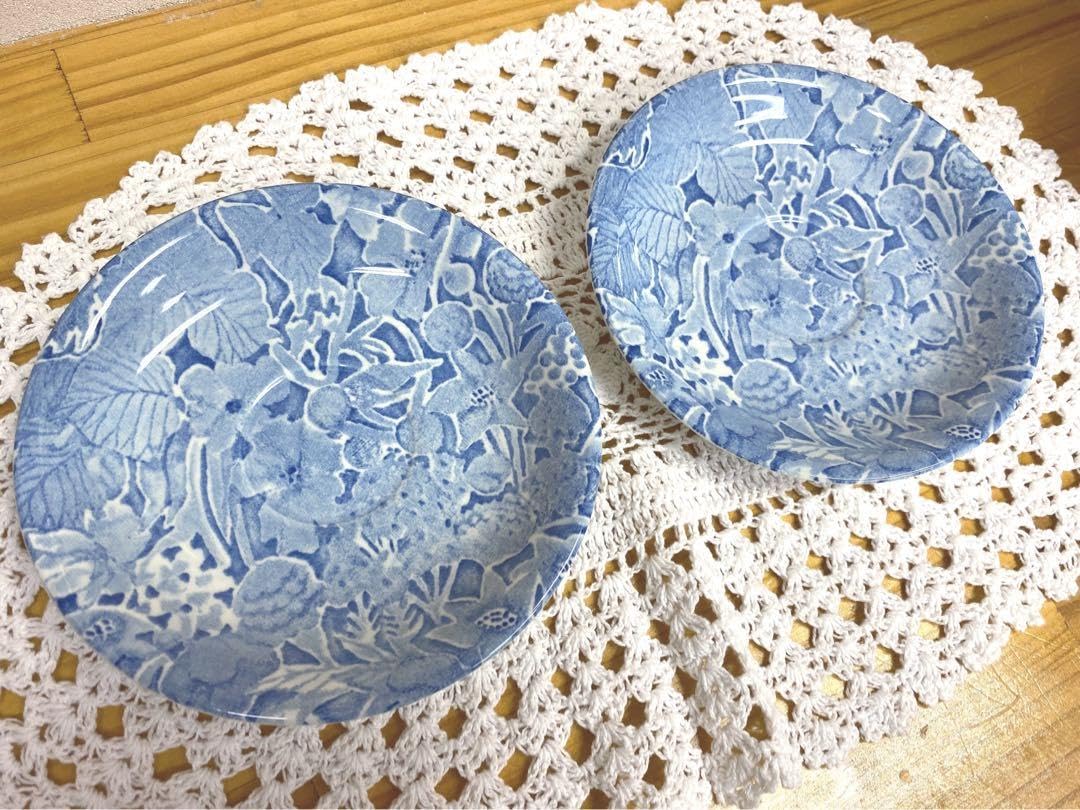 バーレイ ブルーシラーC&S2客セット｜食器