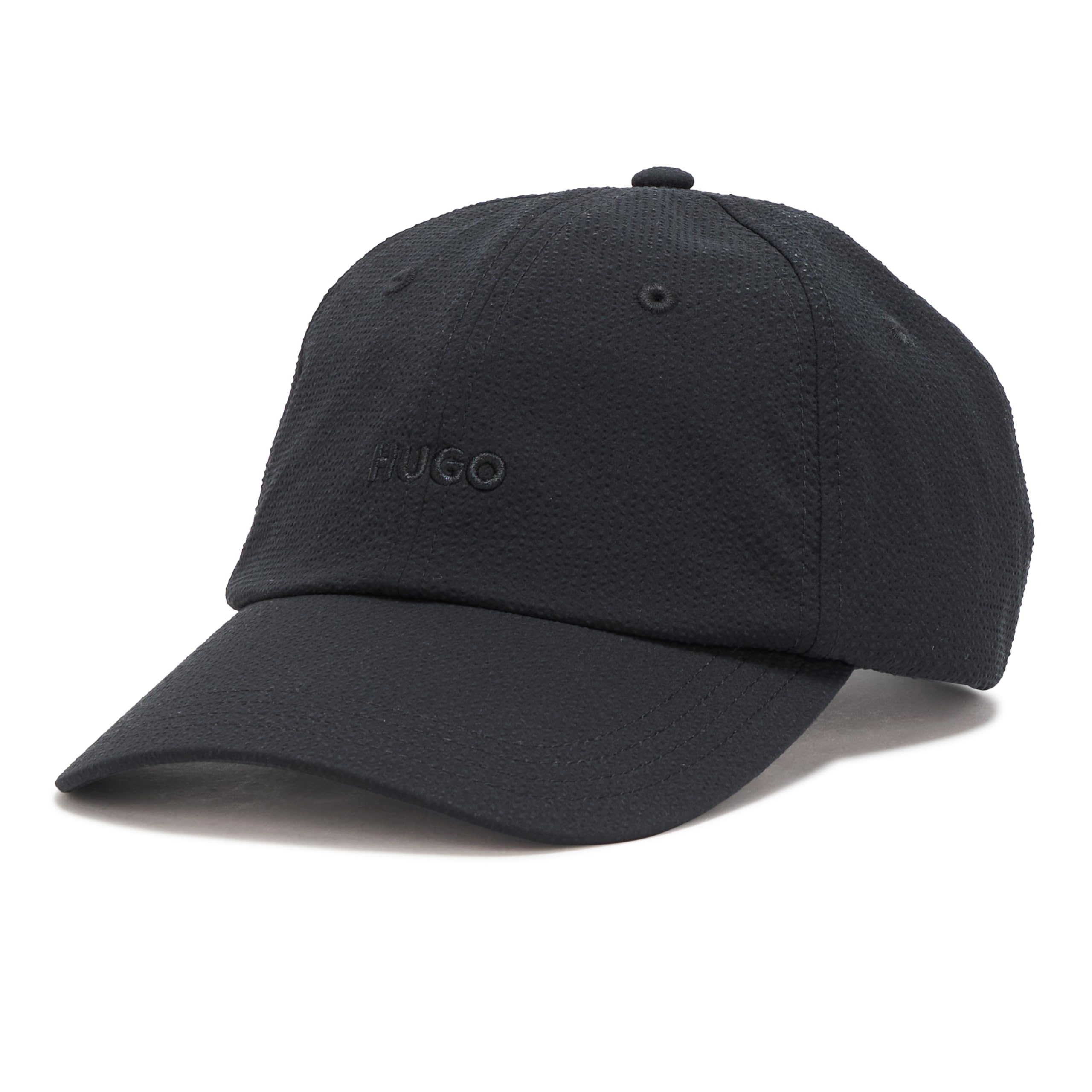 

                                                    HUGO, Seersucker Baseball Cap, Dark Black, One Siz