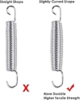 Vista 2 de AW 5.5-8.25inch Trampoline Springs Heavy Duty Galvanized Steel Replacement Springs Trampoline Accessories Trampoline Parts Various