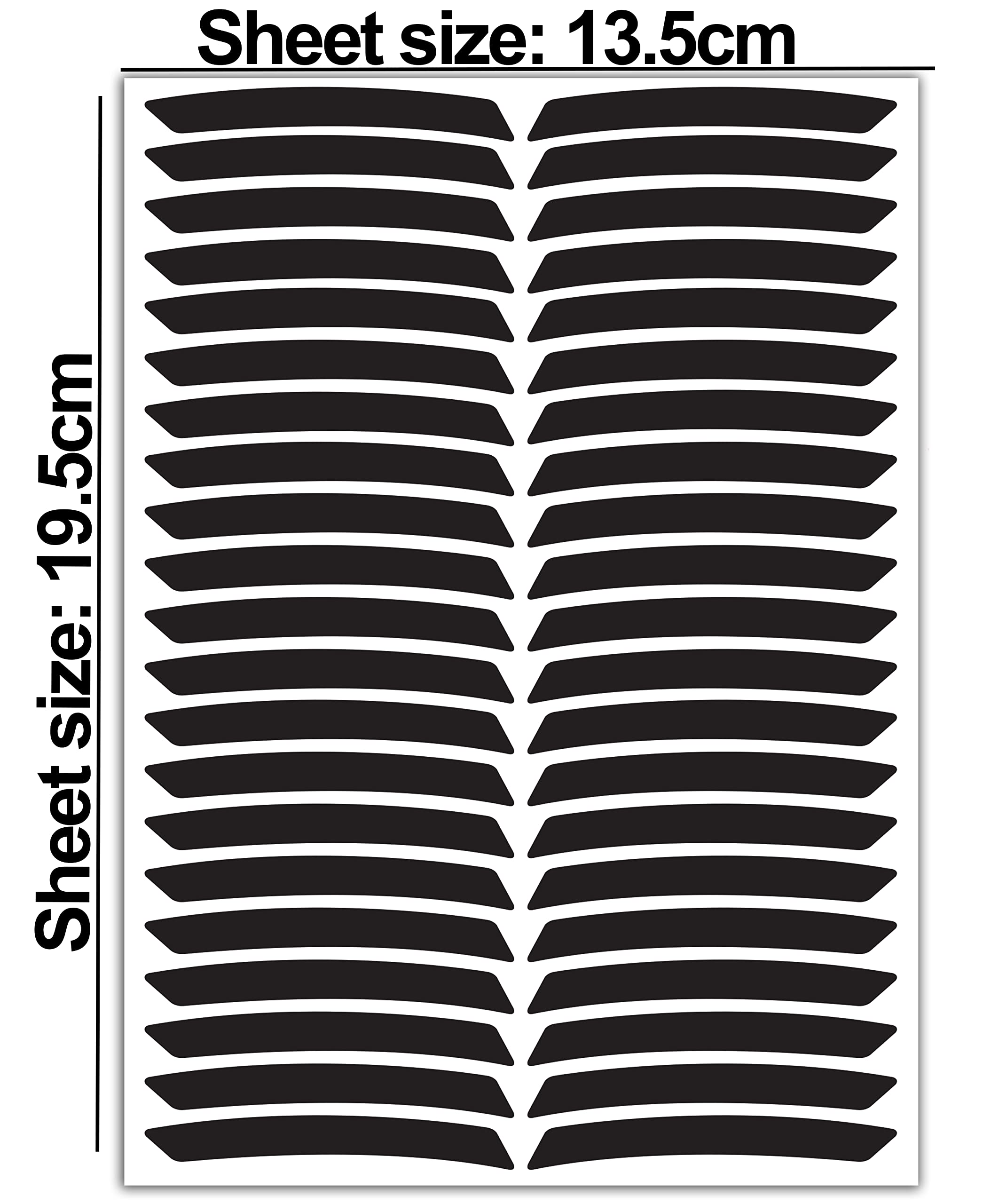 Sticker Casque Moto Autocollants Réfléchissants Noirs Pour Casque