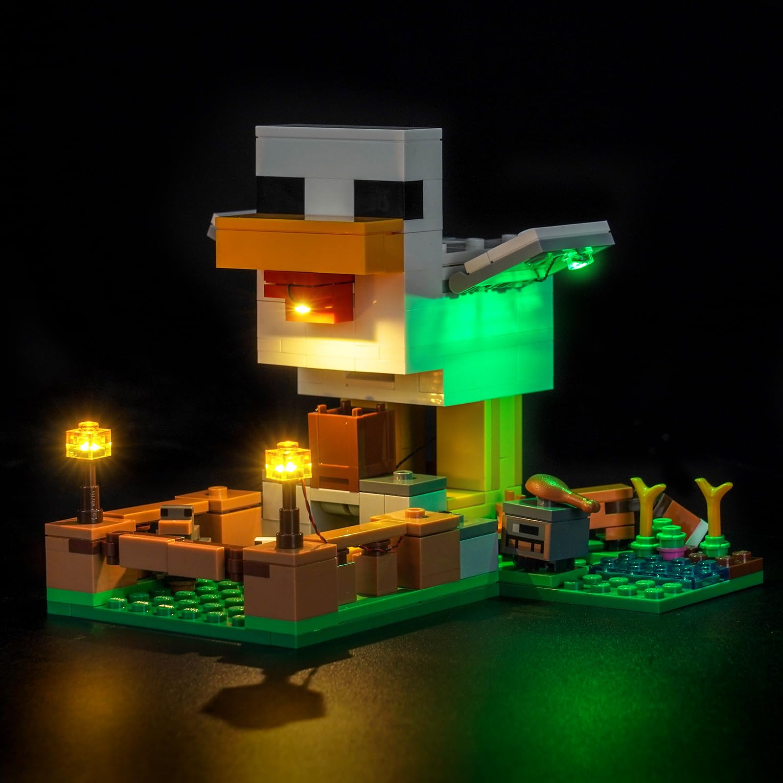 Light Kit Compatible with Lego Chicken Farm 21585 (No Model)
