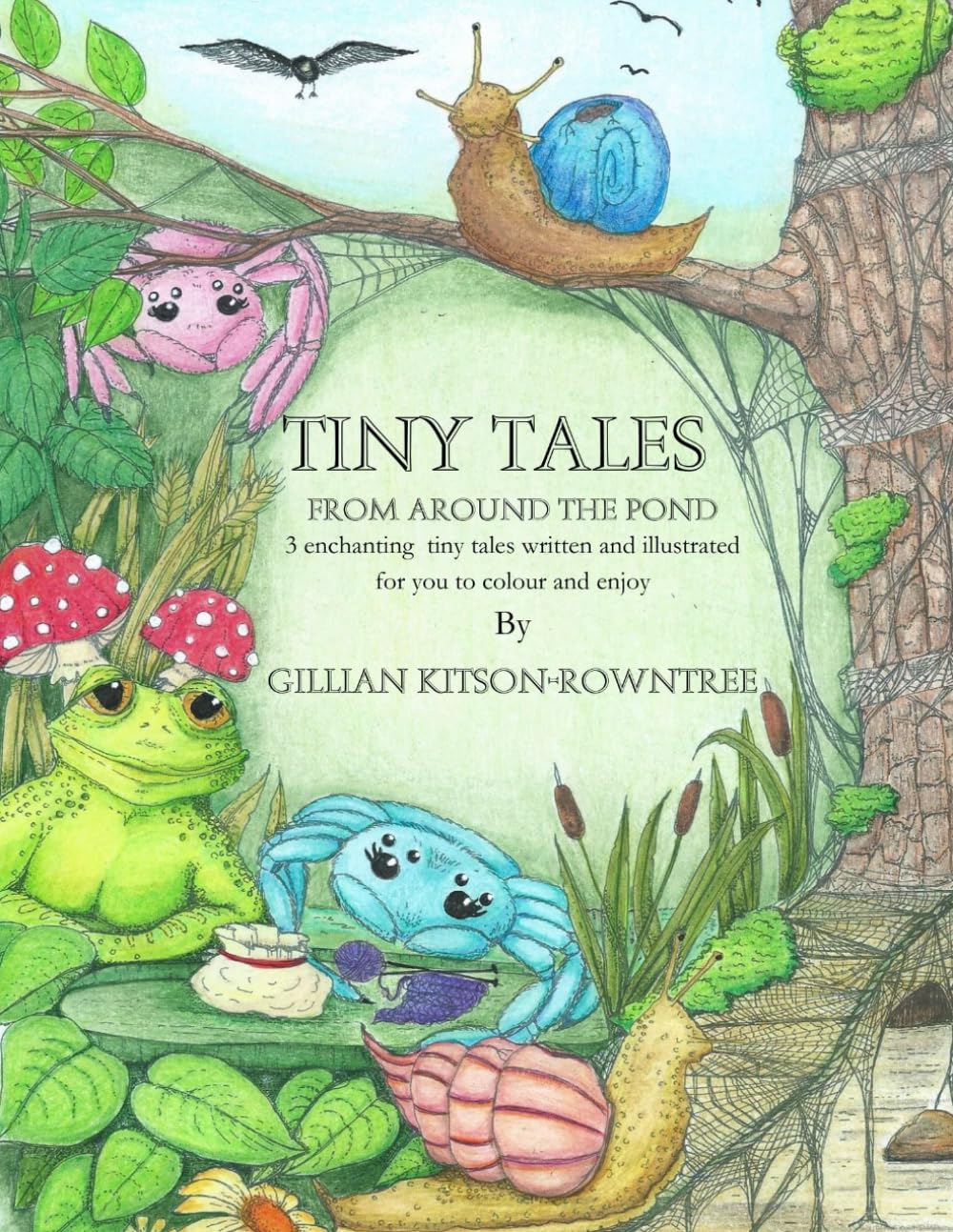Tiny Tales from around the Pond, Colouring Book, Story book,: tiny tales 2