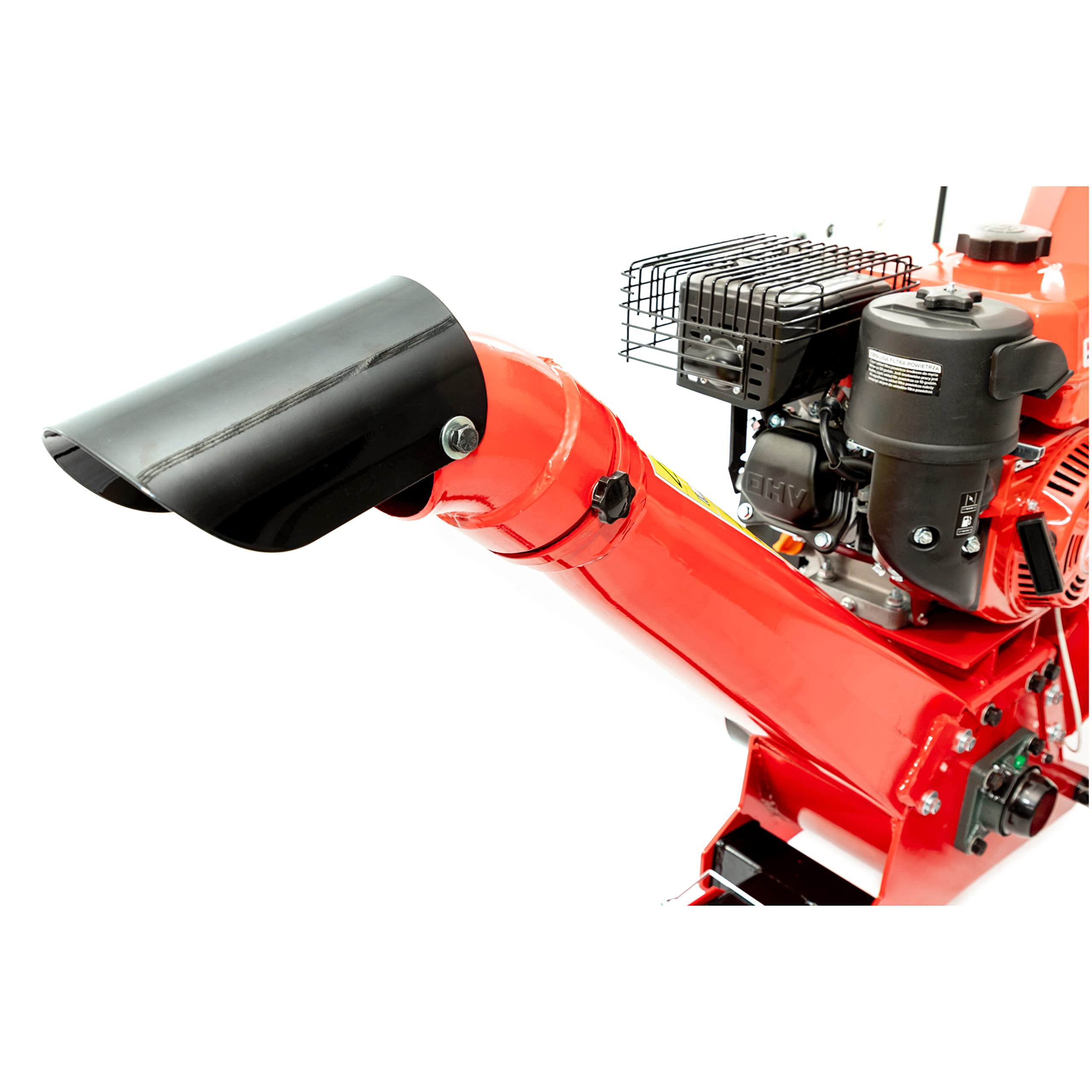 Weima Trituradora de madera WMS304 7 CV, motor de gasolina, rojo, trituradora de madera, fresadora de suelo, manual, acero de alta velocidad