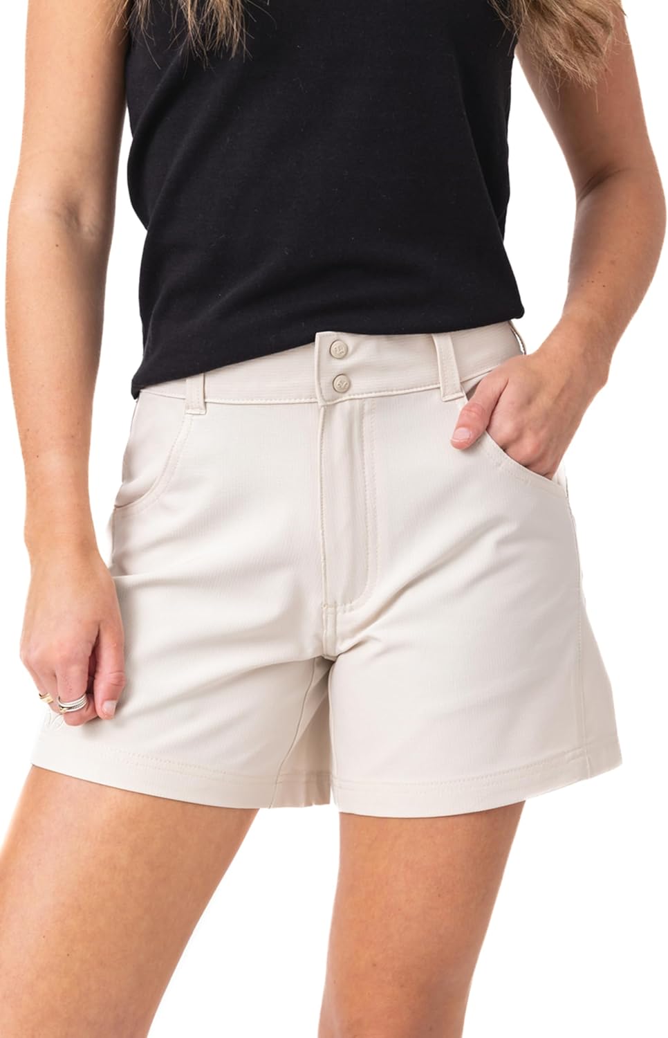 Realtree Women's Tech Shorts, Lightweight, Quick-Dry, Stretch Fabric for Hiking, Camping, Fishing & Everyday Wear