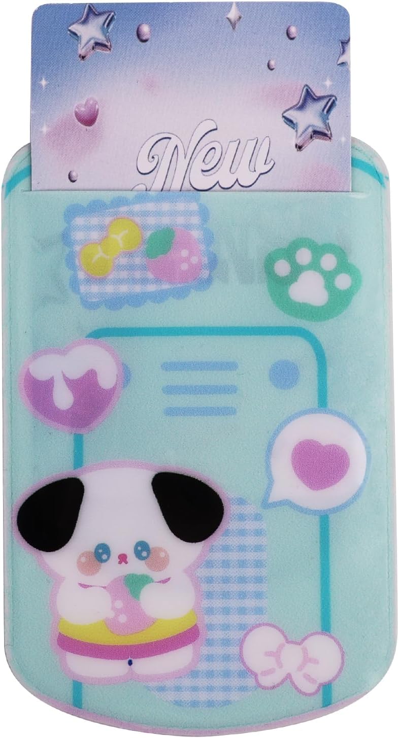 Kpop Photocard Holder with Keychain Cute Pendant 3 inch Idol Album Photo Card Sleeves ID Bus Bank Credit Card Protector for Student Kpop Fan (Green)