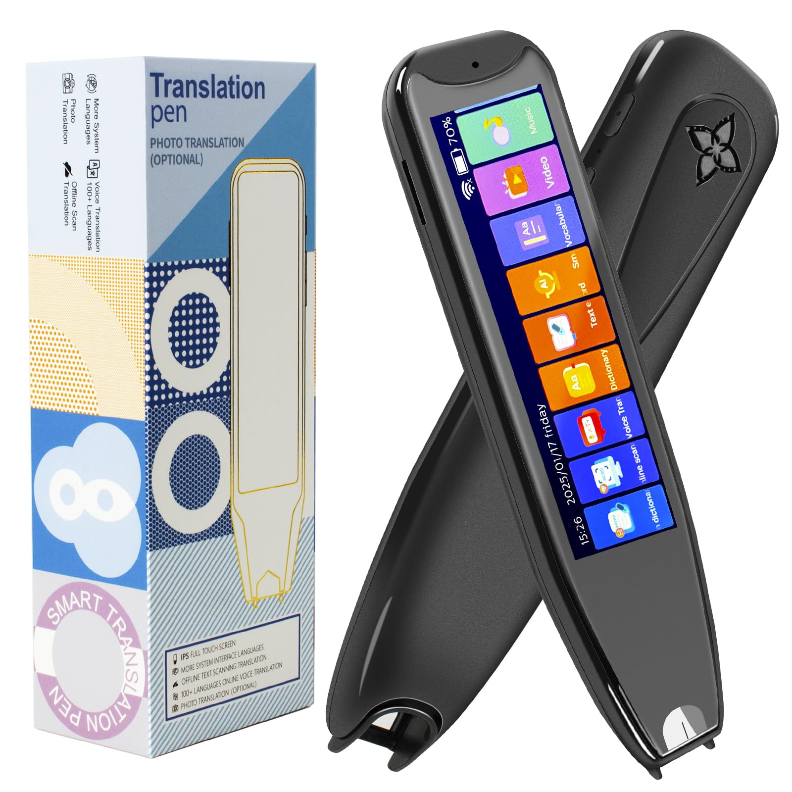 Upgraded Scan Reader Pen, Portable 134 Language Translator Device, Travel Translator Pen