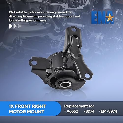 Miniatura 6 de ENA Juego de 5 soportes para motor de motor compatible con Honda Acura 1998 1999 2000 2001 2002 Accord 3.0L 1999 2000 2001 2002 2003 TL 3.2L