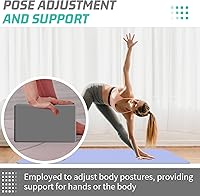 Vista 4 de Yoga Blocks 4 Pack - Premium EVA Foam Bricks for Pilates Workout, Stretching, Meditation - Yoga Brick for Flexibility, Balance, Spine Strength