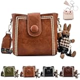 Vintage Fashion Bag with Adjustable Wider Shoulder Strap, Vintage Retro Small Water Bucket Bag, Women's Small Shoulder Bag