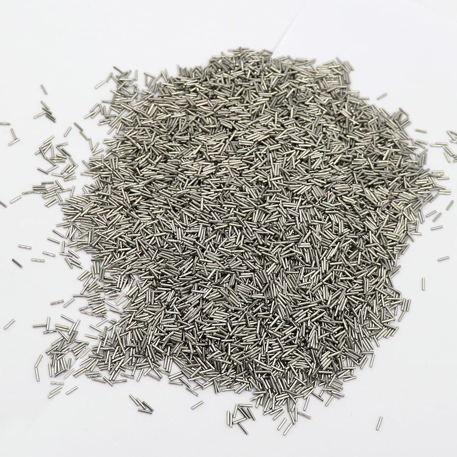 Broches de polissage magnétiques en acier inoxydable de 500 g - Pour polir les bijoux - Aiguilles de polissage rotatives (diamètre : 1 mm x 10 mm)