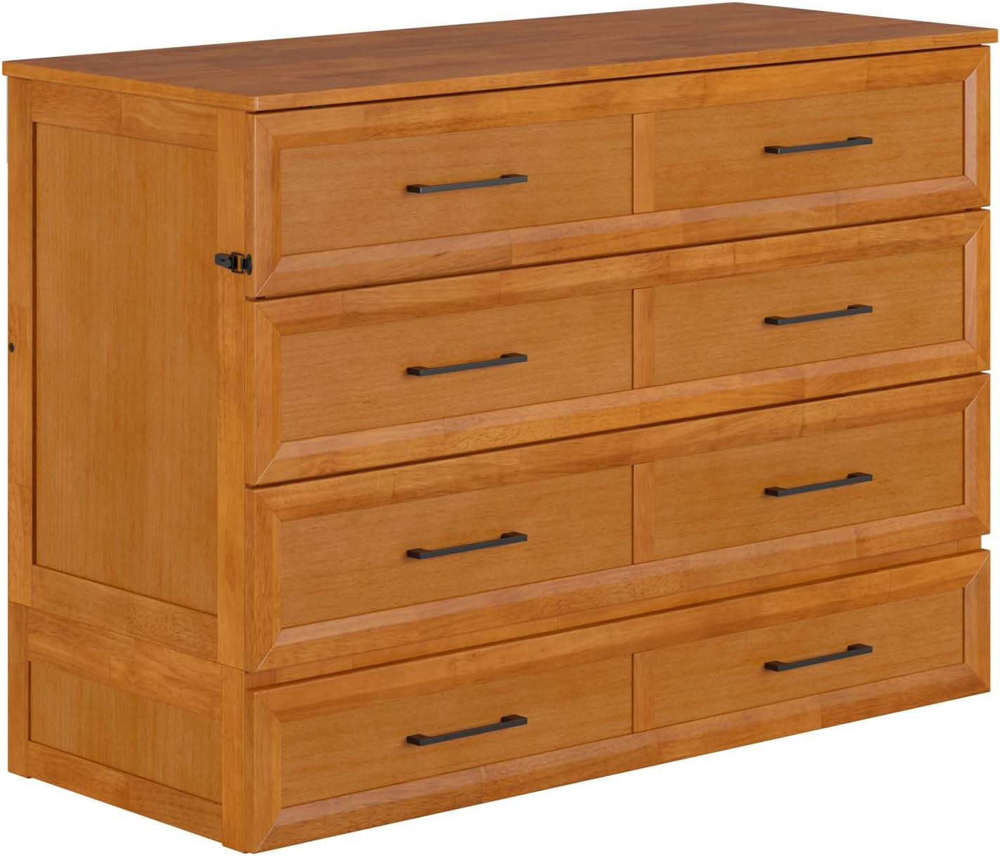 AFI, Tucson Full Size Wood Murphy Bed Chest with Mattress