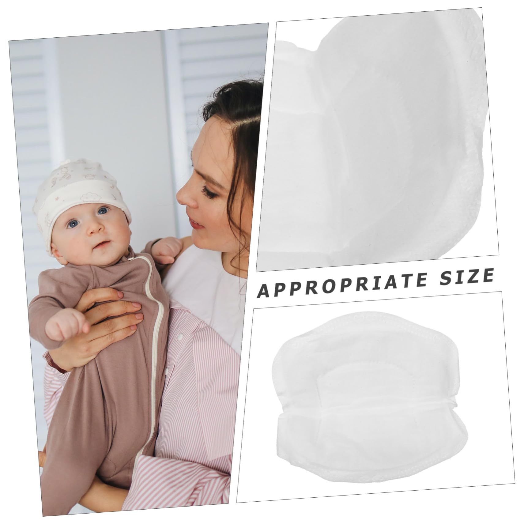 MAGICLULU 192 Piezas Mamarios Alfombrillas Mamarias Antidesbordamiento Para El Para Amamantar Cojín De Para Mujer Resina De