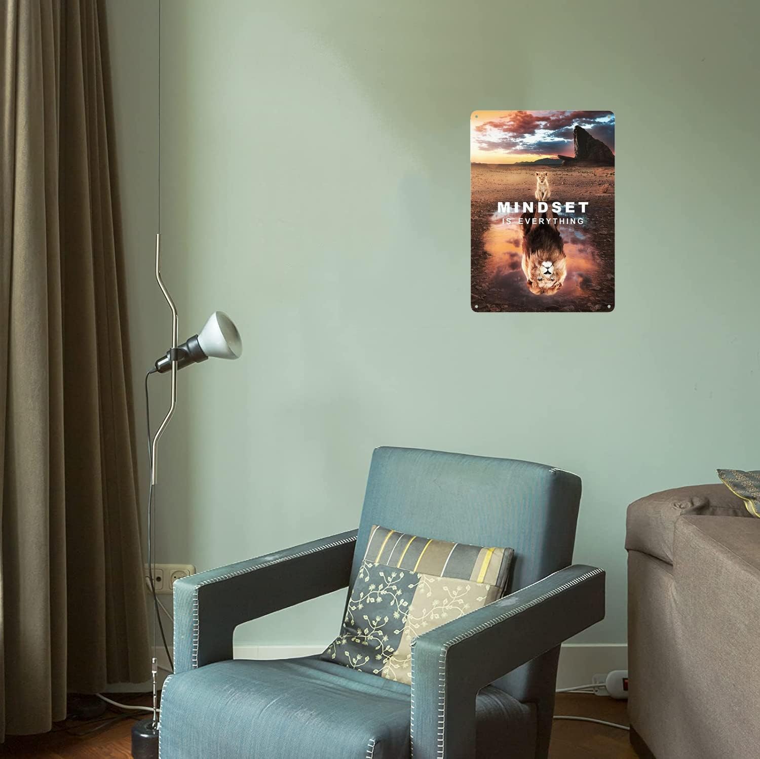 Targa in metallo stile vintage, decorazione artistica da