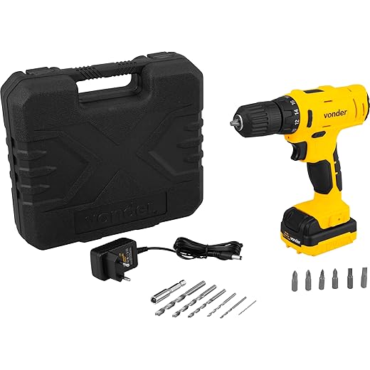 Parafusadeira Furadeira Vonder 12V Bivolt