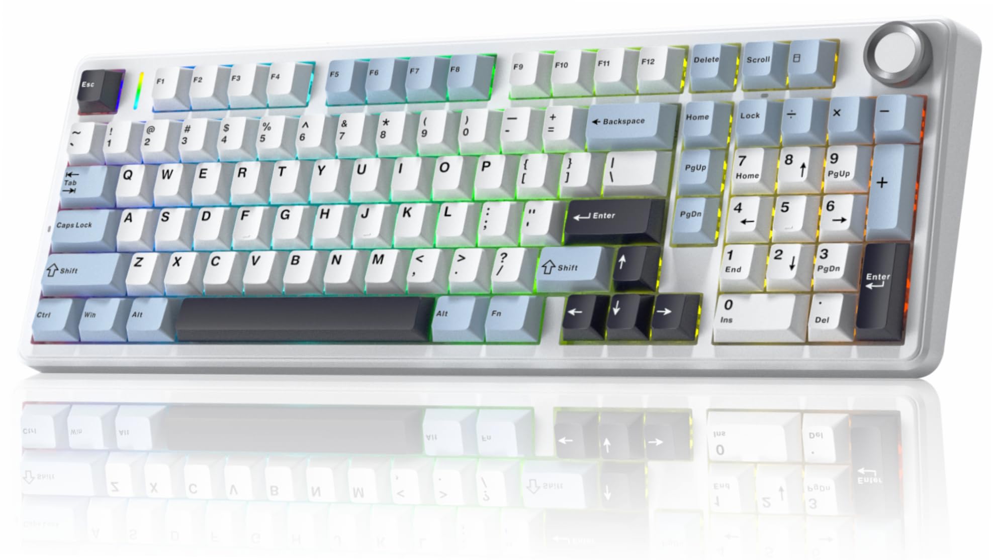 Amazon.com: x Aula F99 Pro Wireless Mechanical Keyboard, Gasket