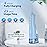 TOVENDOR Electric Water Flosser, Cordless Rechargeable Dental Oral Irrigator IPX7 Waterproof 300ML Travel Water Teeth Cleaner with 5 Tips for Braces Care Teeth Gums Cleaning, Home Office Daily Use