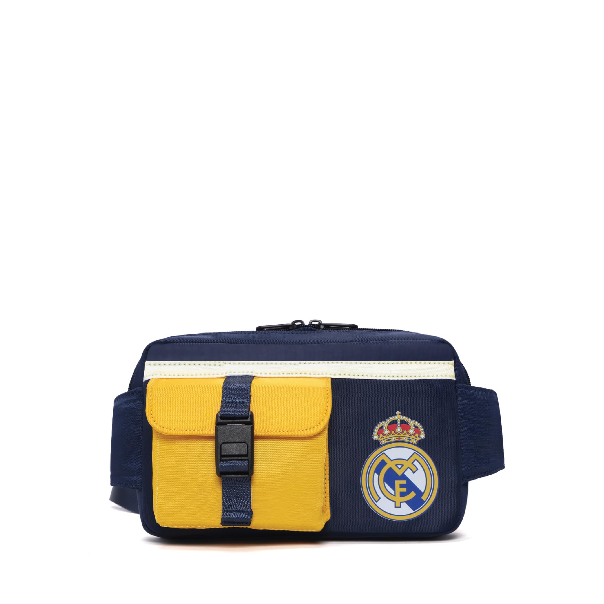 carriall | REAL MADRID - Heritage Sling Bag | Premium Water-Resistant Crossbody & Waist Pouch with Quick-Access Front & Back Pockets, Interior Organizer & Adjustable Strap | For Men & Women-picture-14