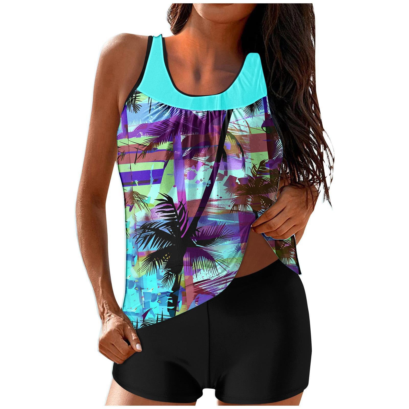 Bikini coupe ample vert clair XL confortable et décontracté pour femme