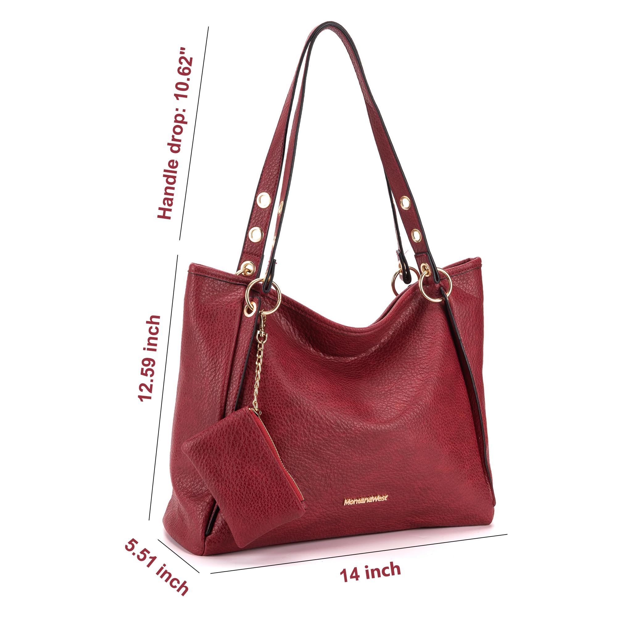 Montana West Large Tote Bag for Women Purses and Handbags Shoulder Bag