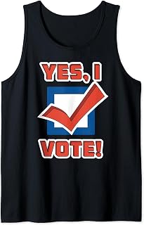 Yes I Vote 2024 Presidential Election Voters Tank Top