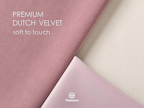 Miniatura 3 de Vitalizart Juego de cinta de terciopelo rosa y blanco de 38 pulgadas x 15 yardas, carrete de madera con ribete ecológico, 3 rollos de 5 yardas para