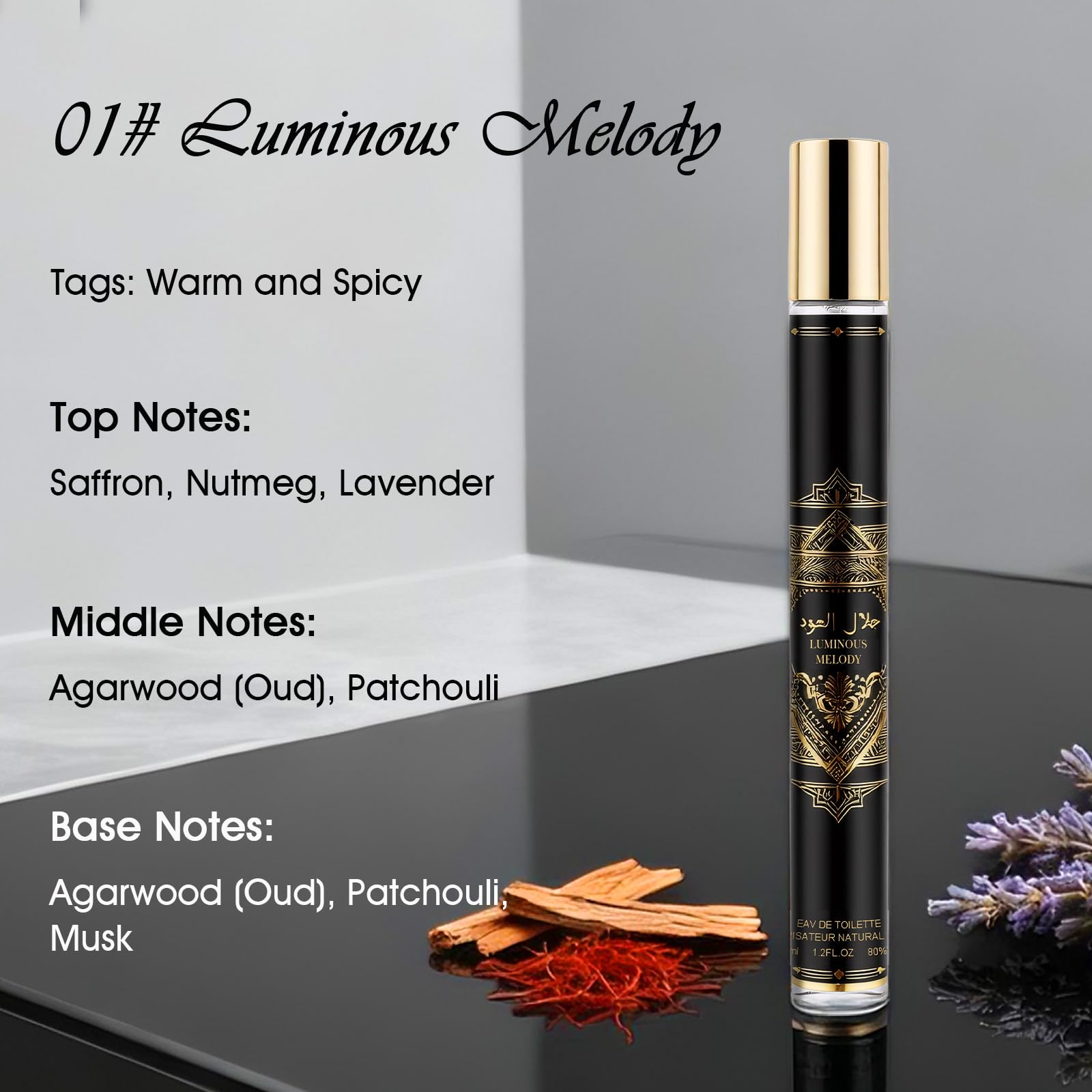 Perfumy męskie prezent dla mężczyzn, 4 sztuki, woda toaletowa dla mężczyzn z paczulą, cynamonem, wanilią, zmysłowa i pewna siebie, zapach na każdy dzień, prezent na urodziny, Walentynki, Boże
