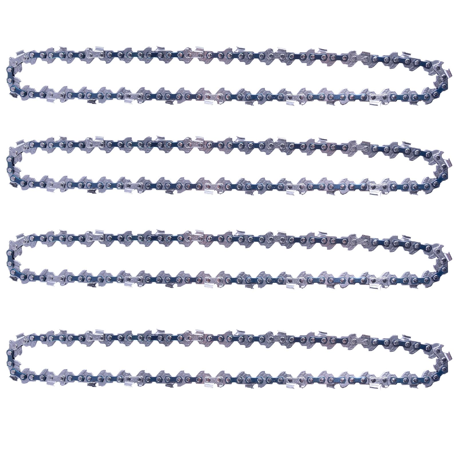 Catena di ricambio per motosega da 20,3 cm, 45 maglie di trasmissione, calibro 109,2 cm, passo LP basso contraccolpo, adatta a Prunarbo PR-E8, mini sega elettrica a mano senza fili, per taglio del