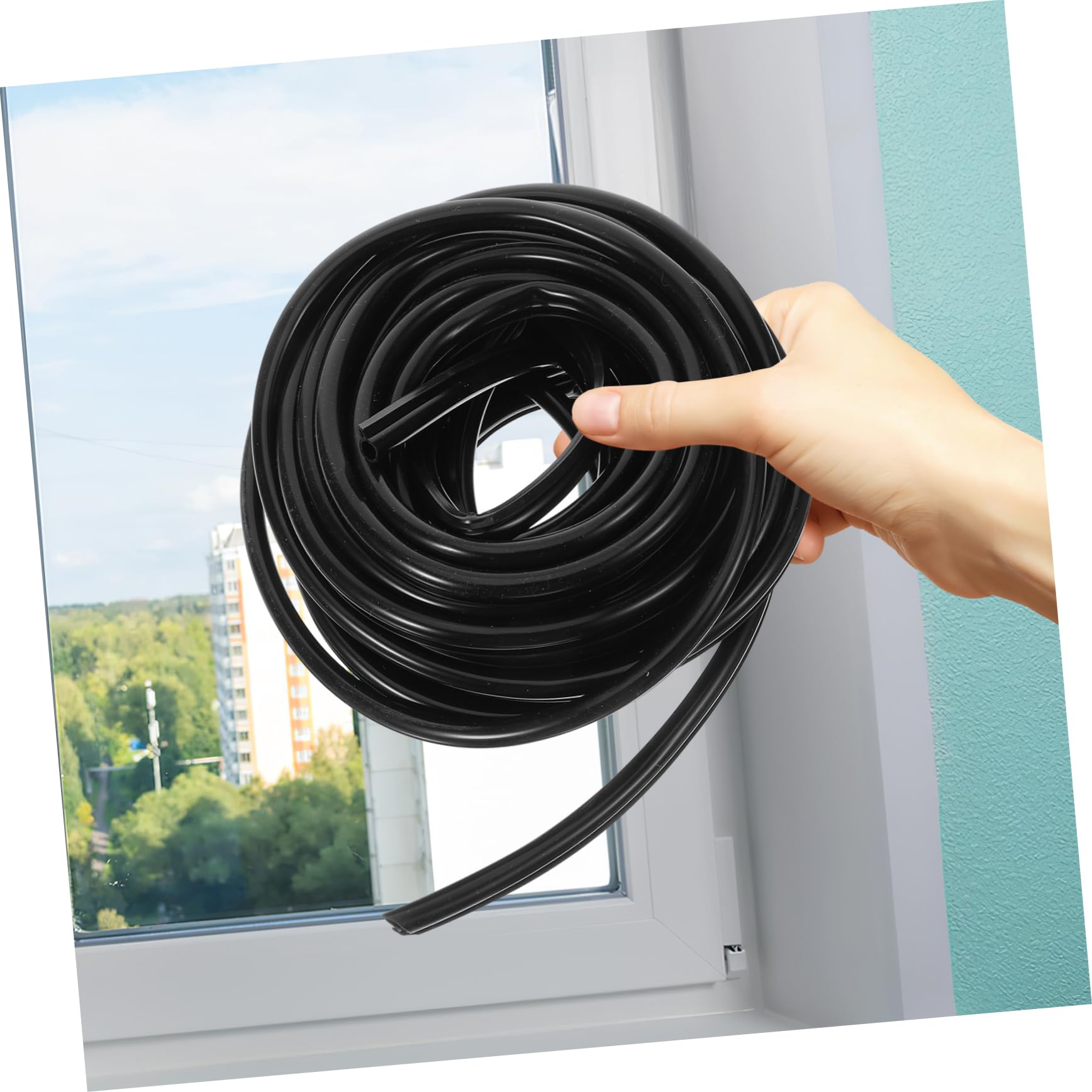 DOITOOL Striscia Confortevole Gomma e Finestre per Porte la Siliconica Sigillante da Nera, Facile Usare, Mantiene Offre Isolamento Acustico e Protezione Antispiffero Stanza