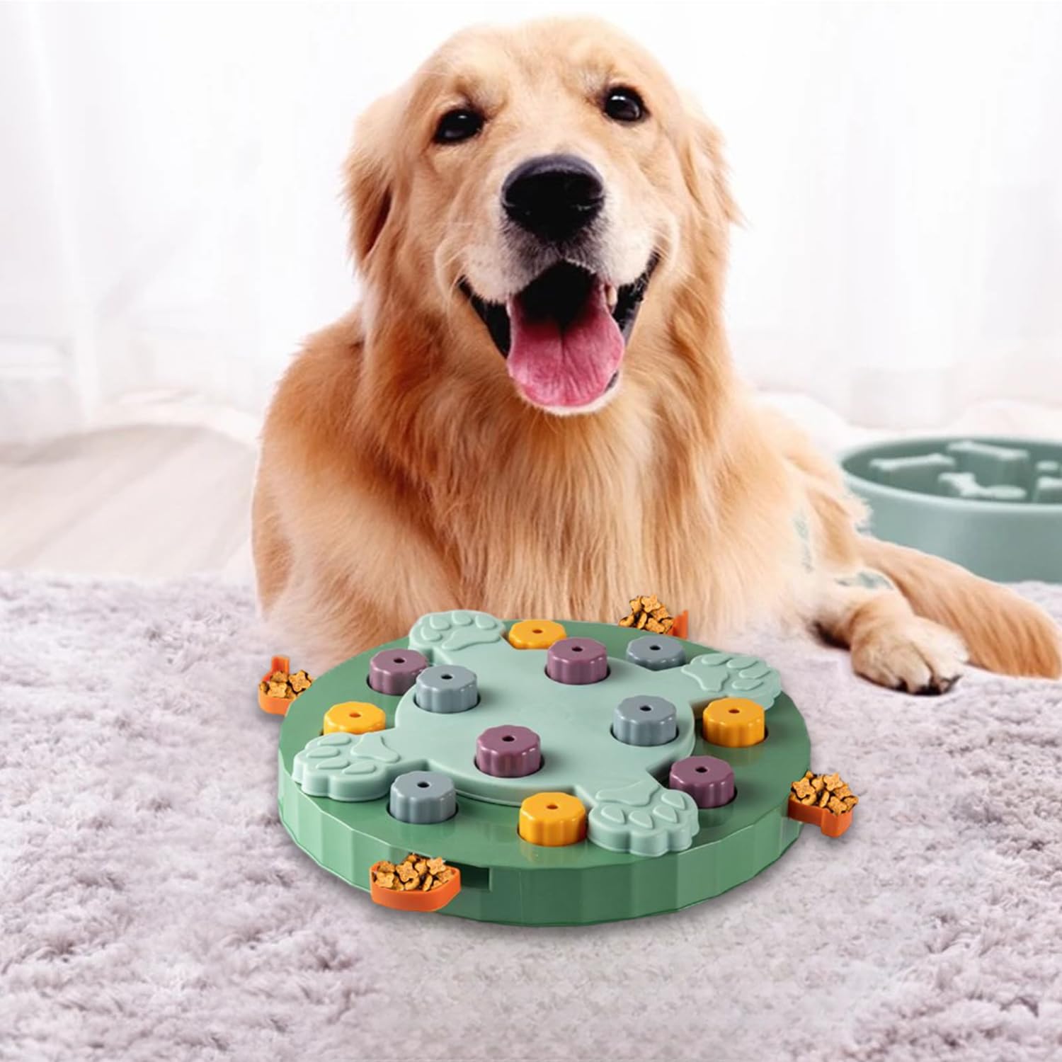 Interactive Pet Treat Dispenser, Slow Feeder, Brain Game, Puzzle, Improve IQ, Digestion, Reflexes, Train Body & Mind, Cats - Image 4