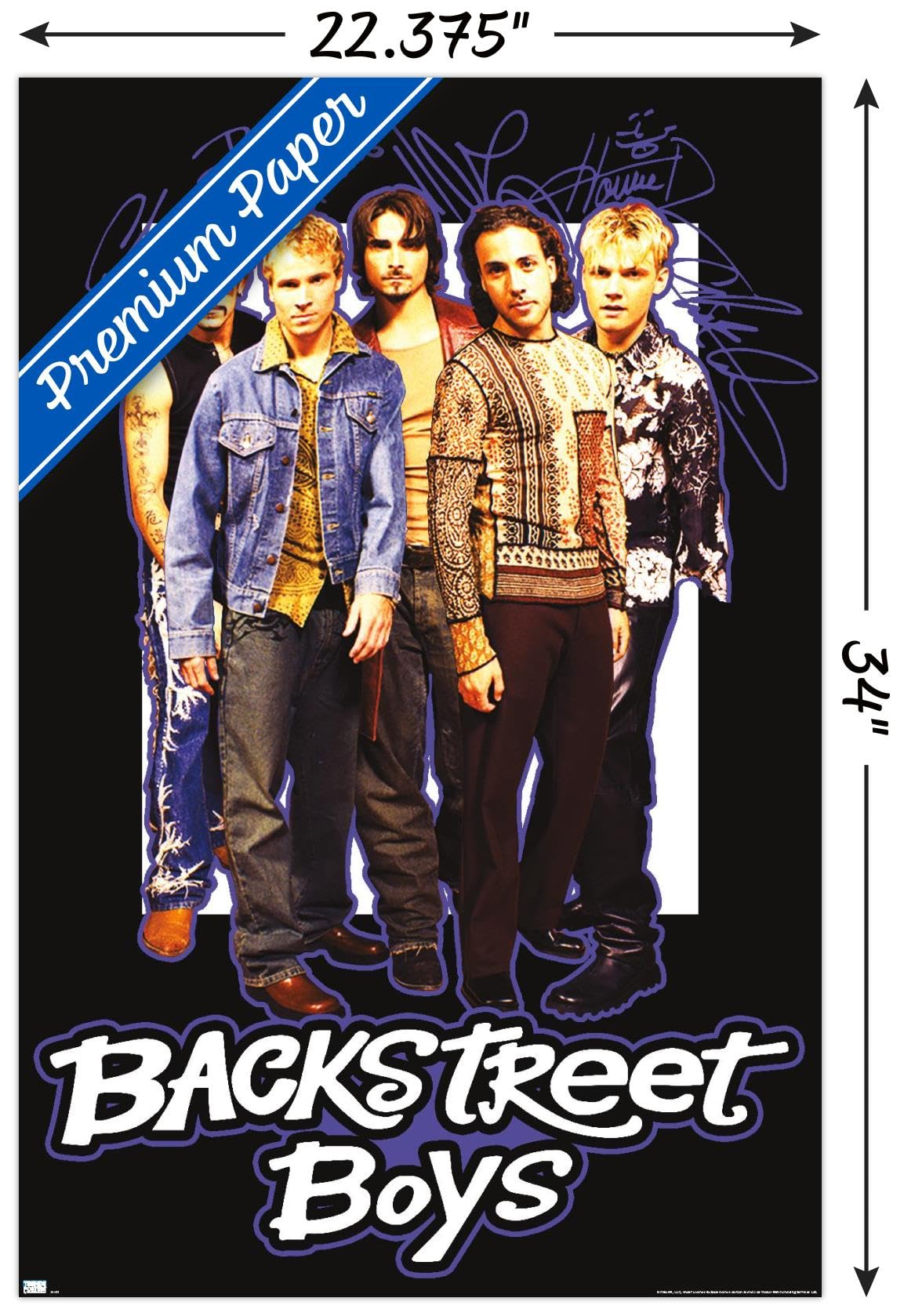 ★非売品★Backstreet Boys Poster Japan Amazon.com: Trends International Backstreet Boys - Signatures Wall