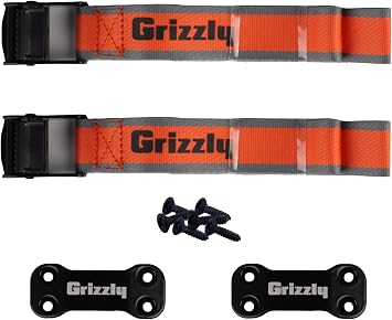 Grizzly Tie Down Kit, Blaze Orange and Lunar Green
