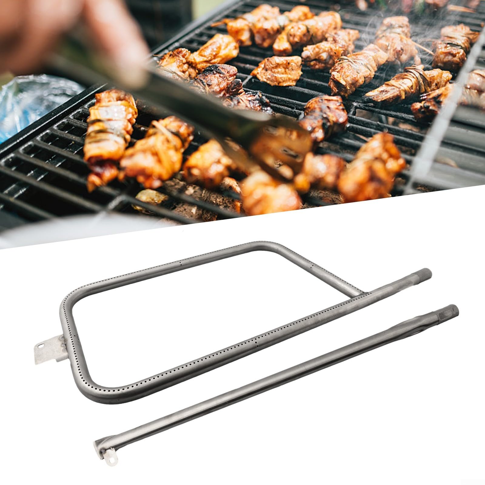 Brûleur tubulaire en acier inoxydable, compatible avec les barbecues à gaz Q300/Q3000