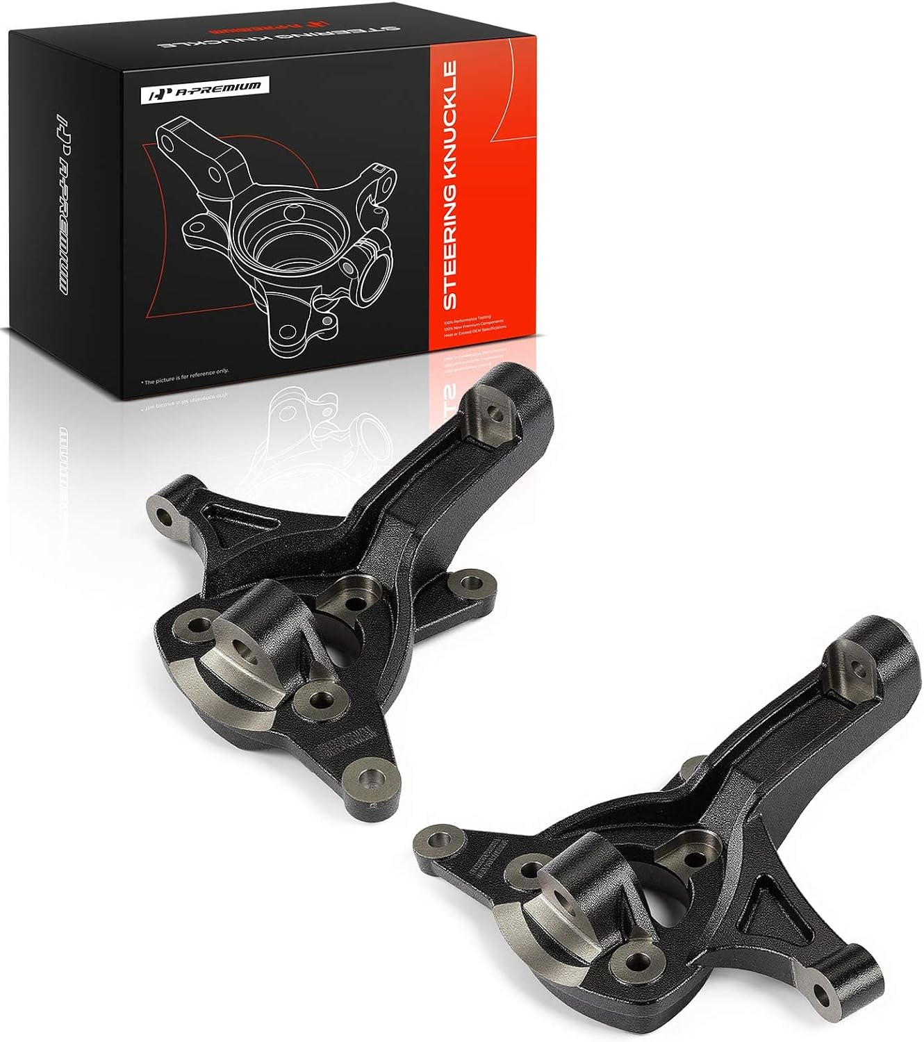 A-Premium 5" Front Lift Spindles for Chevrolet Silverado 1500 (2016–2018) — RWD Pair