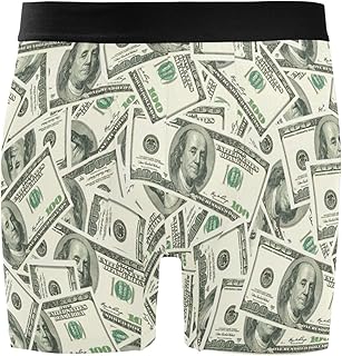 Men's Boxer Briefs Soft Comfort Stretch 4 Inch Inseam Underwear with Fly