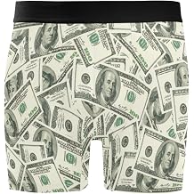 Mens Boxer Briefs Soft Comfort 4 Inch Underwear with Fly