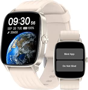 DAVIKO Senior-Friendly Pedometer Watch with Waterproof Fitness Tracking