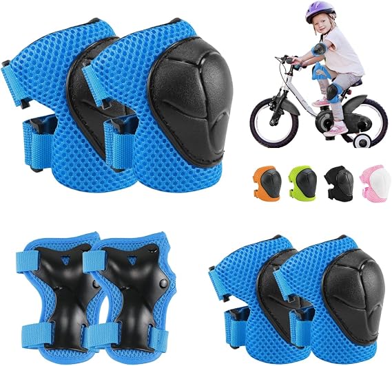 VFFNFF Kit Complet de Protections 6 en 1 pour Patins & Rollers
