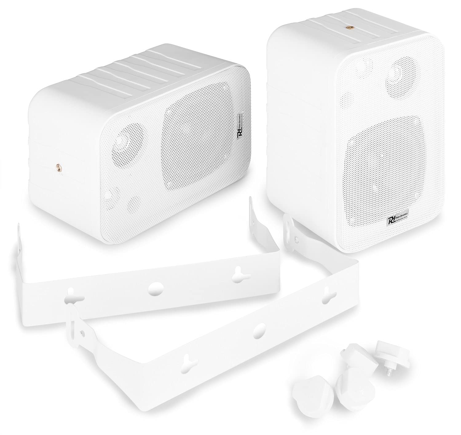 Impianto Audio Filodiffusione 8 Altoparlanti Parete Bluetooth 100Mt Cavo Microfono Casse Bianche