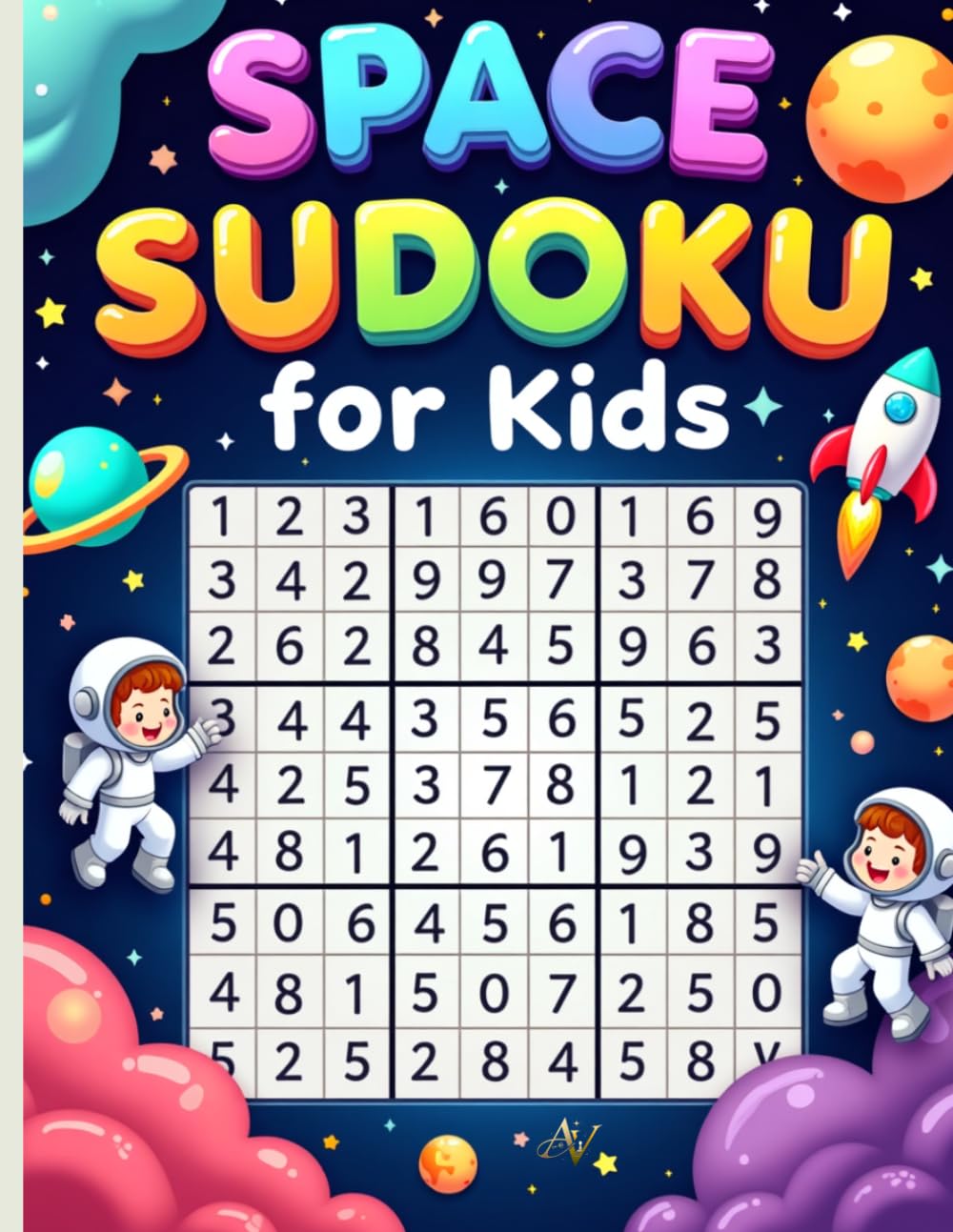 Space Sudoku for kids: 100 Easy & Fun Puzzles for Ages 8–12 | Boost Logic, Focus & Problem-Solving Skills