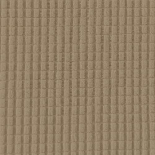 Vista 234 de Easy-Going - Funda elástica para sofá biplaza, 1 pieza, suave, con parte inferior elástica, protector para niños, tela jacquard de elastano y Gris