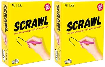Big Potato Scrawl Adult Board Game | Terrible Drawings and Ridiculous Guesses | Hilarious Board Game for Adults Pack of 2