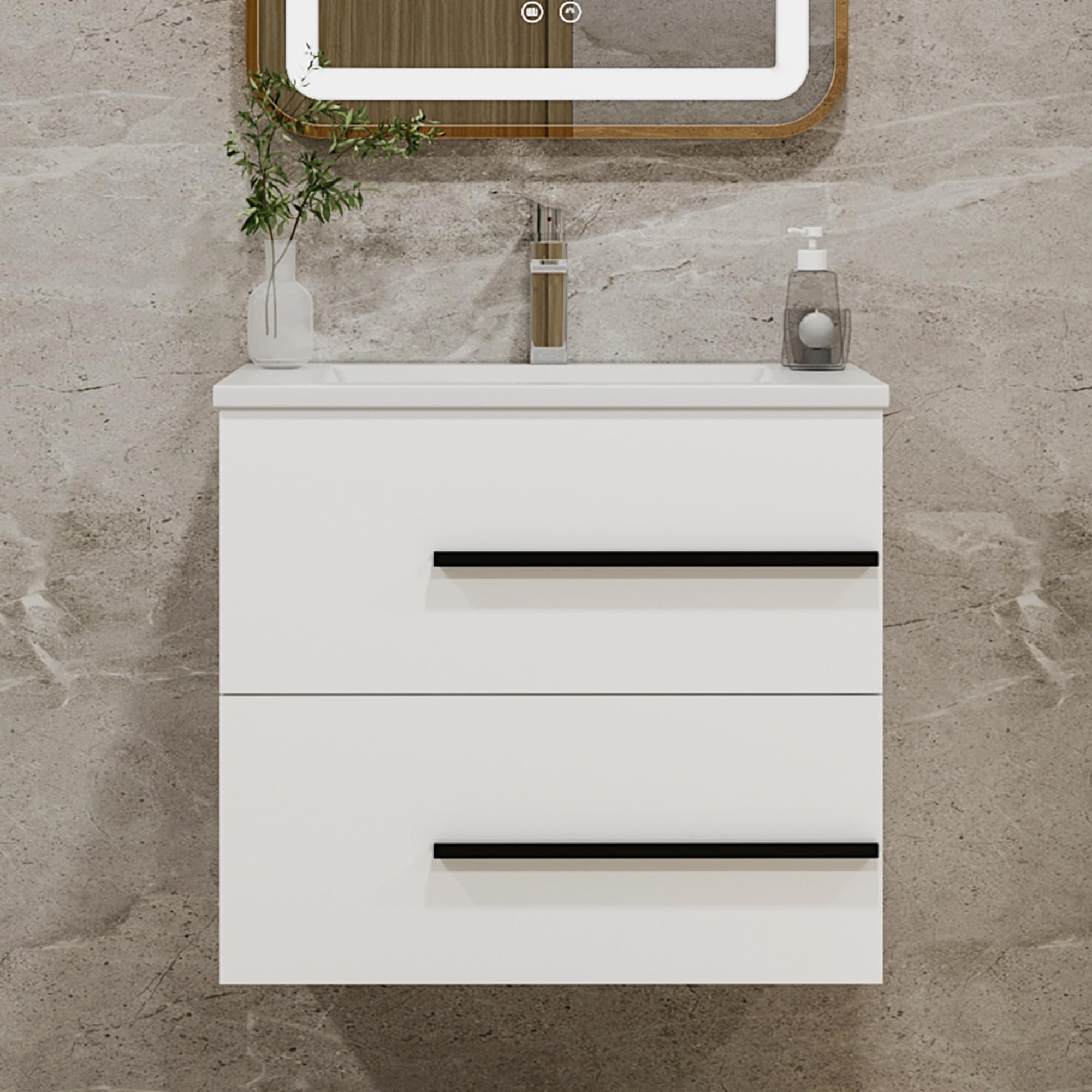 Chyanmoo 24 Inch Floating Bathroom Vanity