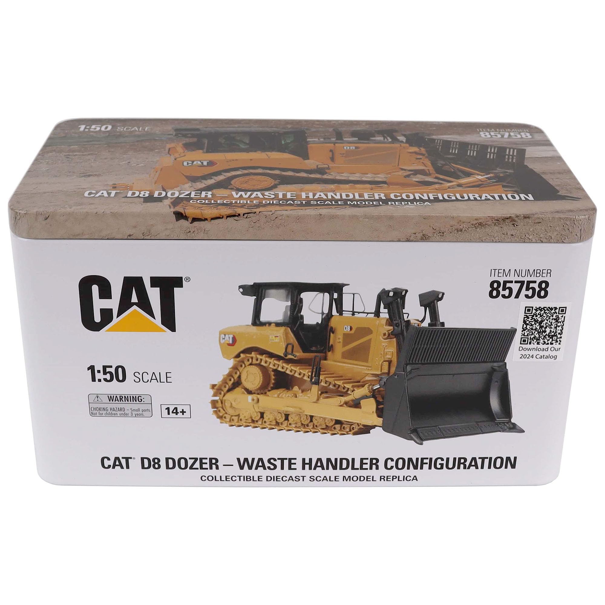 Diecast Masters 1:50 Scale Model Cat D8 Waste Handler Dozer, 85758