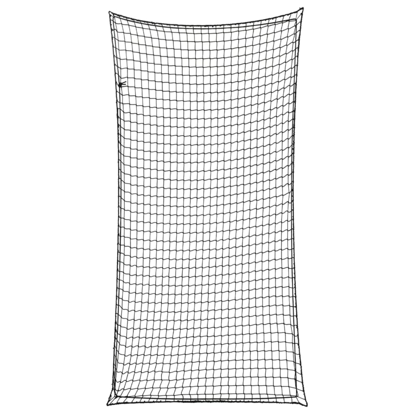 Anhängernetz für Ladungssicherung - Schwarz, Polypropylen, 7x3,5m, UV-beständig, für Anhänger, LKW, Geländewagen Model4012293