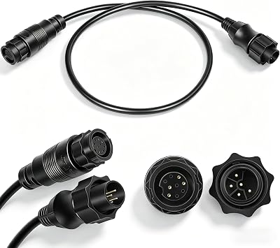Replacement for 000-13977-001 Transducer Adapter Cable 9-Pin to 7-Pin Compatible with Airmar Chirp and XSONIC Transducers