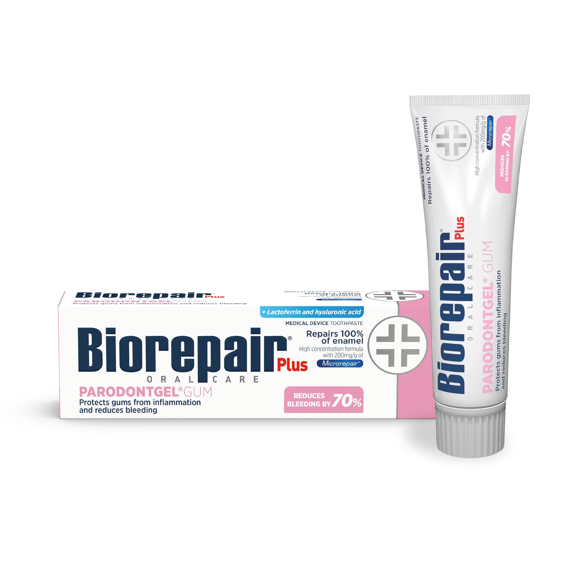 Biorepair Plus Parodontgel Gum Toothpaste For Sensitive Gums 75 Ml
