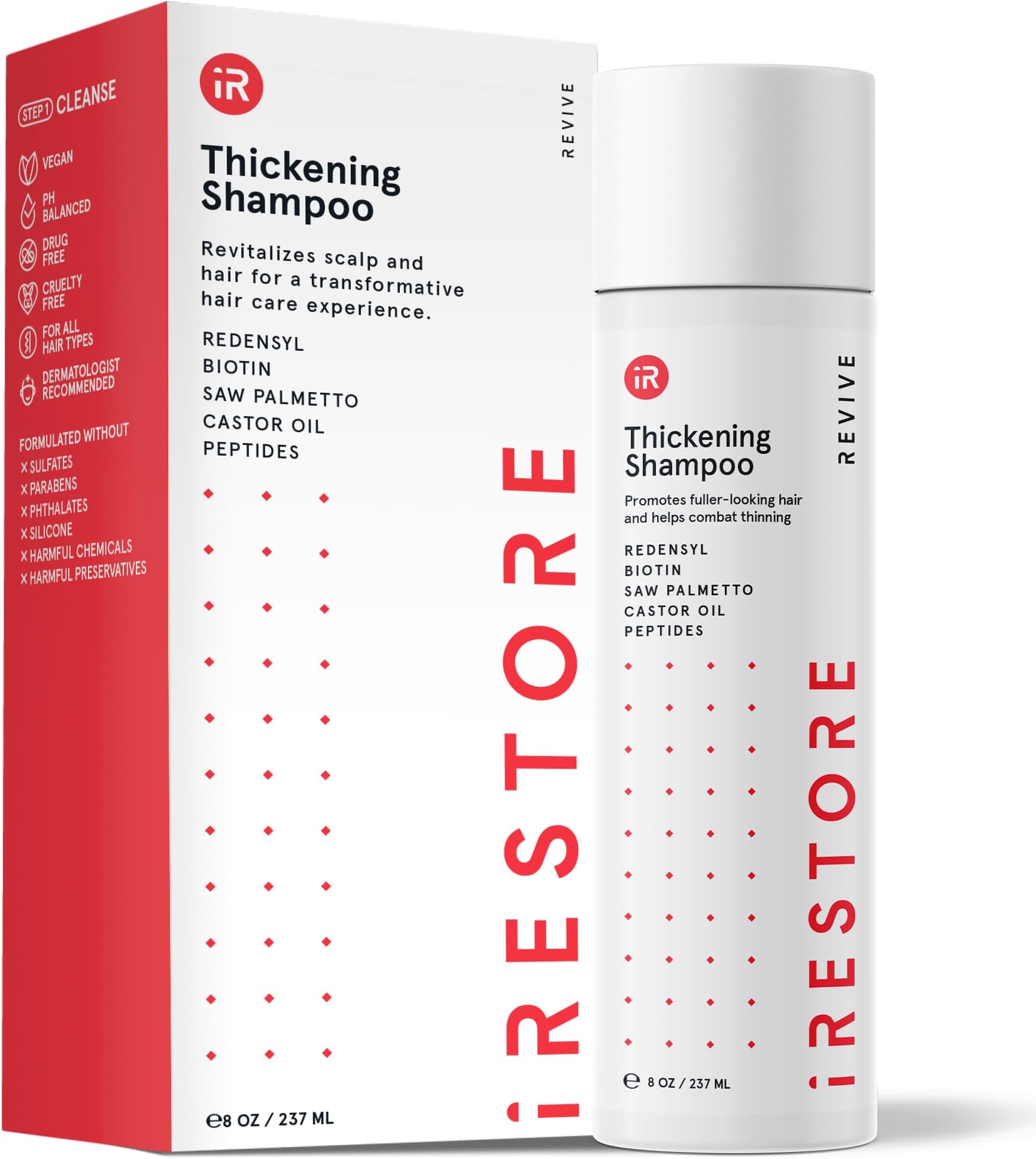 Anti Hair Loss and Thinning Shampoo - Biotin Formula for Hair Growth, Thickening and Volumizing for Men & Women
