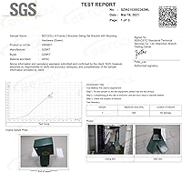 Vista 2 de BETOOLL - Juego de 2 soportes para columpio en forma de A con herramientas de montaje (verde)